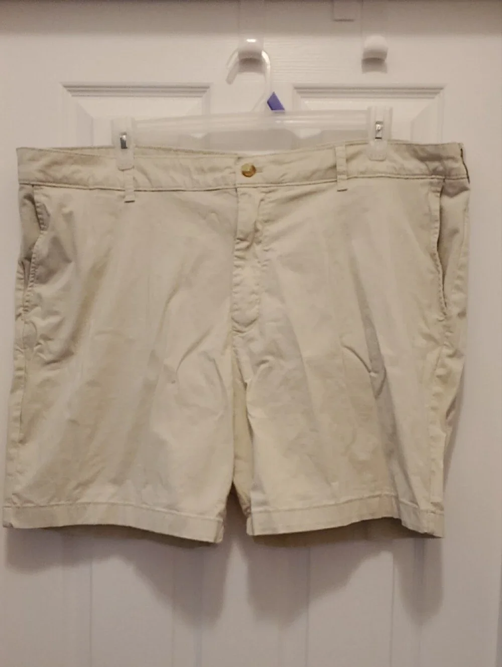 IZOD Saltwater Stretch Men's Flat Front Shorts 🌻 Set of 2 Pair Size 44